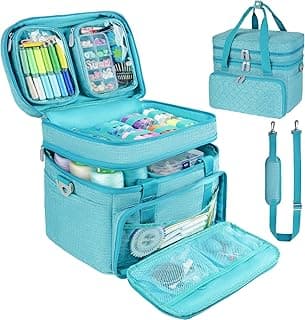 MRINCA Double Layer Sewing Organizer Bag B0DKTH6W9P