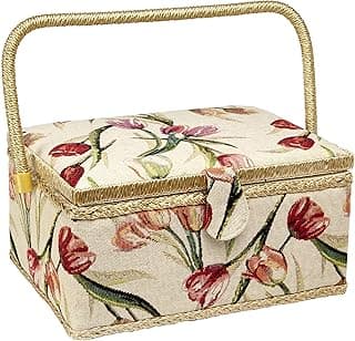 Adolfo Design Sewing Basket 12x9x6