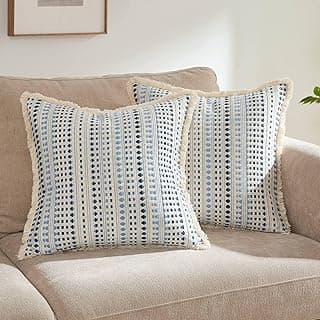 HALANS Throw Pillow Covers 18x18 inch Pack of 2